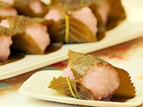 レンジでも蒸し器でもOK!カンタン桜餅